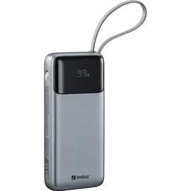 Sandberg Powerbank 20000 mAh, Lipo Schwarz/grau