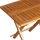 Garden Pleasure Cleveland Beistelltisch 50 x 50 x 50 cm braun klappbar