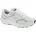 Damen Run Advantage Running Shoes White Leather/Silver Trim 38 5
