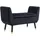 Homcom Luxus Sitzbank mit Stauraum Armlehnen Polsterbank mit Samtoptik, Sitztruhe mit Holzbeine, Truhenbank für Wohnzimmer Schlafzimmer Flur 107 x 42 x 65 cm,
