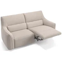 Sofanella 2-Sitzer Stoff, Relaxsofa, Designsofa, Designer Couch, Italienisches Sofa, 2er Sofa beige