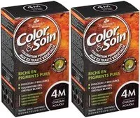 Les 3 Chênes Color & soin 4M châtain acajou Crème 2x135 ml