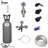bietal® Anschlußpaket Sprudelwasser Tafelwasseranlagen Gerät Auftisch Anlage Sprudel Tafelwassergerät 6Kg CO2 Flasche