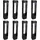 Alma Garden Solarleuchte Kunststoff 8er Set schwarz