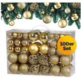 DEUBA Weihnachtsbaumkugeln 100-Stk.