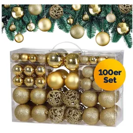 DEUBA Weihnachtsbaumkugeln 100-Stk.