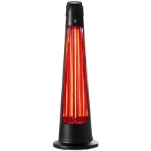 Nedis HTPA21BKW SmartLife Terrassenheizer Wi-Fi 1200 W 2 Wärmeeinstellungen Oszillation Stolperschutz IP24 Schwarz