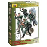 Zvezda Figuren WWII Dt.Mörser-Trupp 4er Set (500783583)