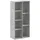 vidaXL Bücherregal 50 x 25 x 105 cm Betongrau