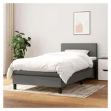 Lattenrost für Bett und Matratze, 90 x 190 cm, Dunkelgrau