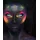 aricona Kontaktlinsen Schwarzlicht Neon Reflektieren Halloween, ohne Stärke - Farbige Kontaktlinsen mit UV Spezialeffekt für Karneval, Fasching, Cosplay, 2 Stück
