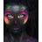 aricona Kontaktlinsen Schwarzlicht Neon Reflektieren Halloween, ohne Stärke - Farbige Kontaktlinsen mit UV Spezialeffekt für Karneval, Fasching, Cosplay, 2 Stück