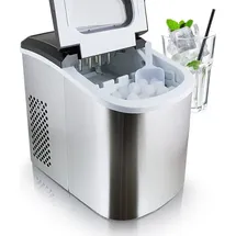 BITUXX Eiswürfelmaschine / Eiswürfelbereiter / Icemaker Edelstahl MS-15768