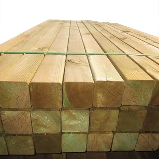 Holzpfosten 10 Stück Pfosten 9x9 cm Holz kesseldruckimprägniert Länge : 240 cm Länge: 240 cm
