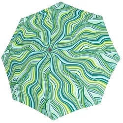 doppler Fiber Flex AC Stockschirm 88 cm lemon Grün Damen