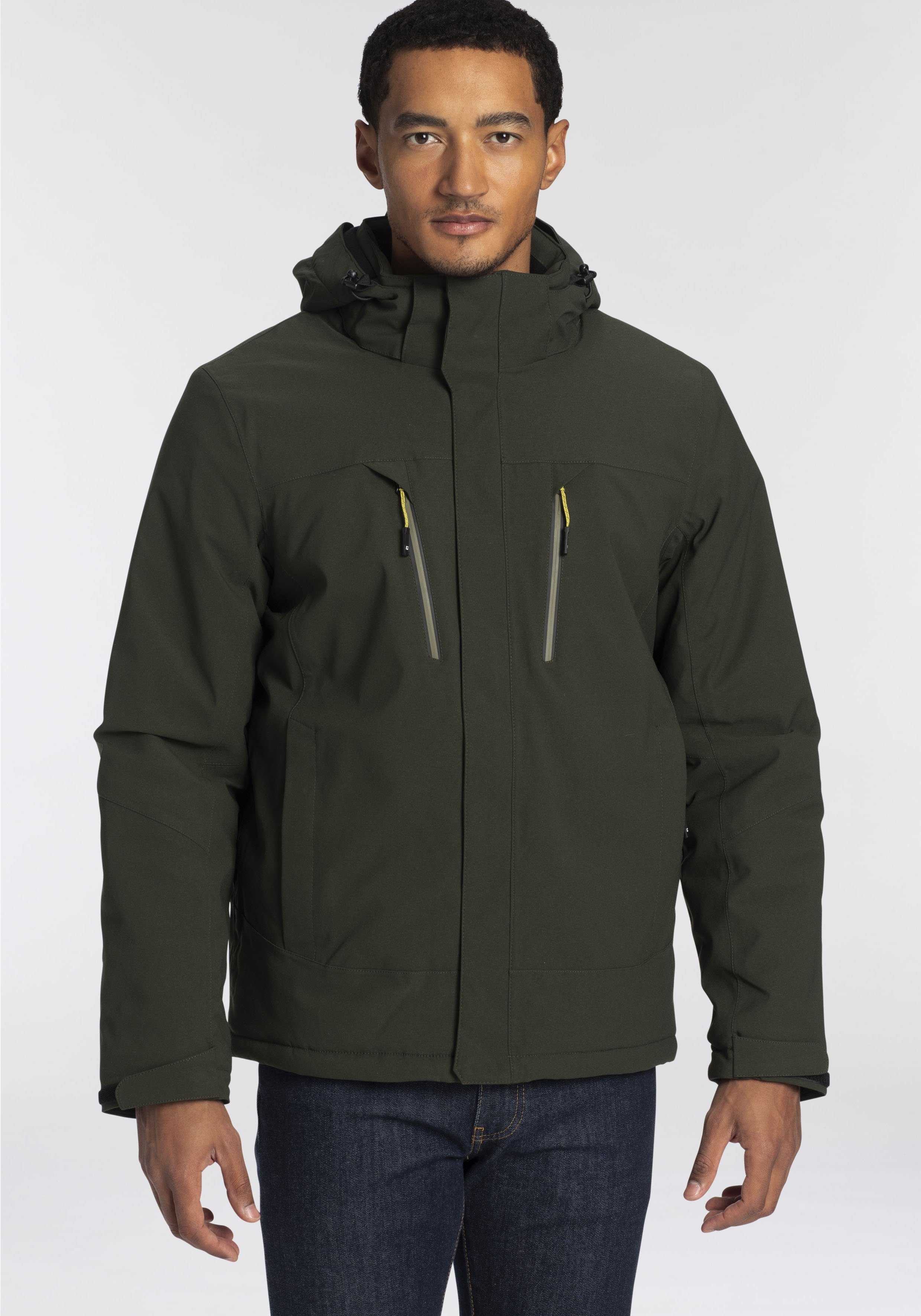 Killtec Outdoorjacke, mit Kapuze Killtec dunkeloliv XXXL