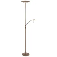 Steinhauer Deckenfluter Stehleuchte Wohnzimmerlampe LED Lesespot dimmbar bronze H