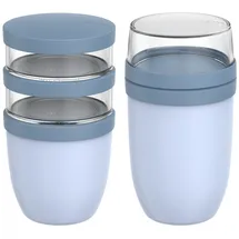Mepal Ellipse Lunchpot-Set XL blau 900 ml + 1050 ml 2-tlg.