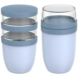 Mepal Ellipse Lunchpot-Set XL blau 900 ml + 1050 ml 2-tlg.