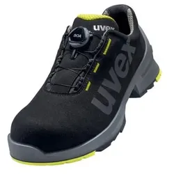 1 Halbschuhe S2 65668 schwarz/gelb, Weite 11, Größe 41 - schwarz/gelb - 41