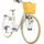 KS-Cycling Cantaloupe 28 Zoll RH 48 cm Damen weiß inkl. Korb