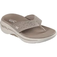 Skechers Damen Flip-Flop, Taupe, 35 EU - 35 EU