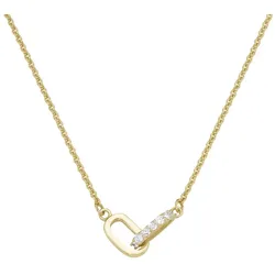 Luigi Merano Collier Mittelteil mit Brillanten, Gold 585 Ketten   Gold 