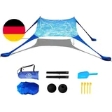 Strandzelt Pop up 160 X 200 Cm, 3D Drucken Klein Sonnenschutz UPF50 Lycra Zelte