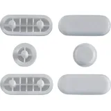 Duravit 1930 Puffersatz für WC-Sitz Kunststoff 140x20x80 mm
