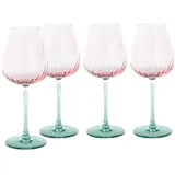 CreaTable Weinglas Swirly Spring 0,47 l 4-tlg.