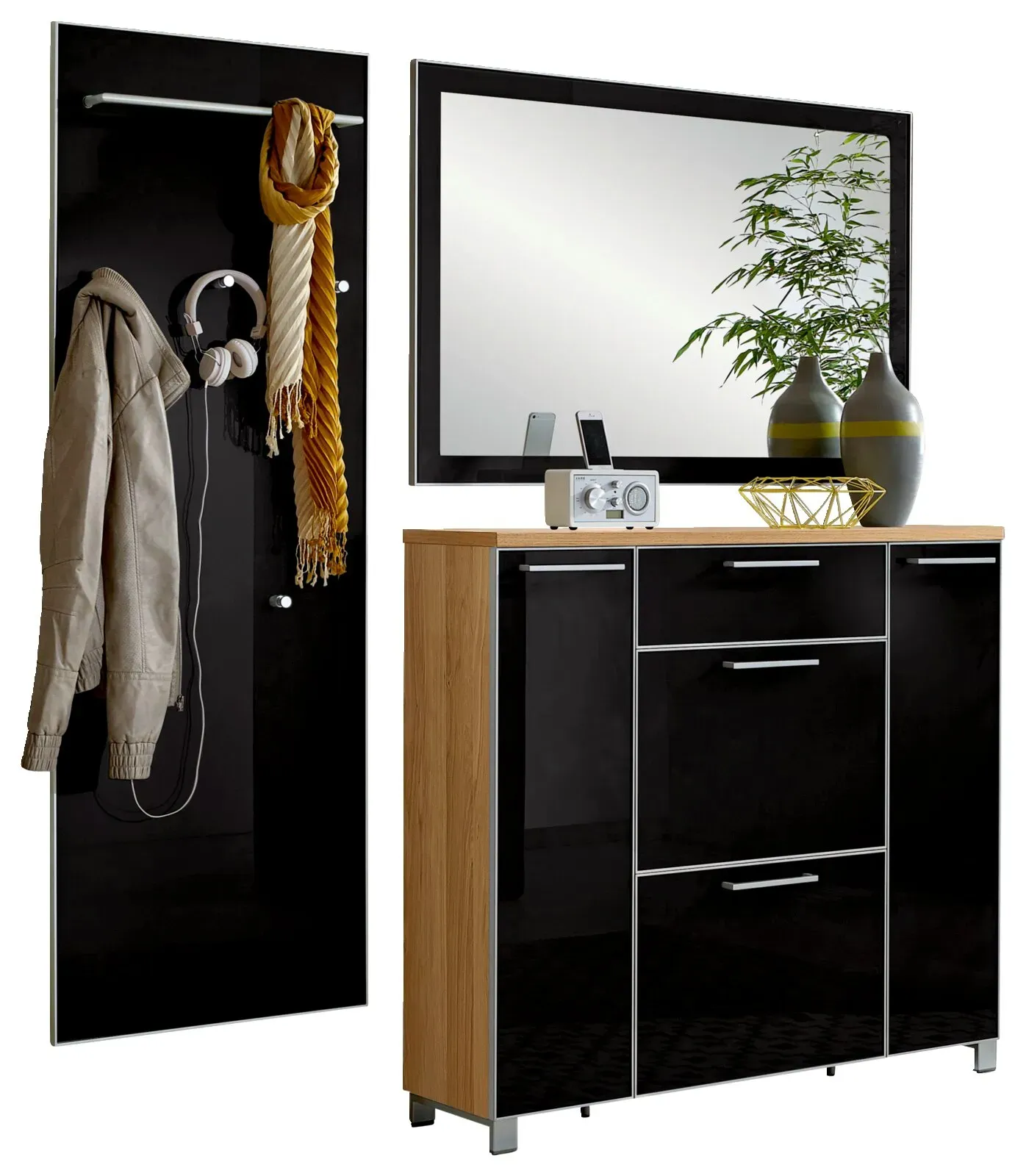 VOSS Garderoben-Set 3-tlg. SANTINA - B/H/T ca. 191,00x193,00x31,00