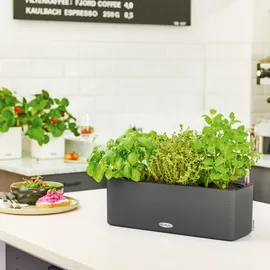 LECHUZA Cube Color Triple 40 x 13,5 cm Schiefergrau