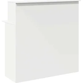 vidaXL Empfangstresen Weiß 100 x 50 x 103,5 cm Holzwerkstoff