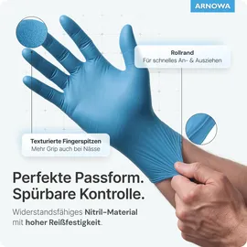 ARNOWA GmbH ARNOMED Nitrilhandschuh BLUE - Größe S
