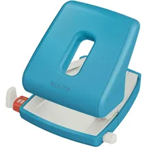 Leitz Locher, 30 Blatt, Anschlagschiene mit Formatangaben, Ergonomisches Design, Sanftes blau,