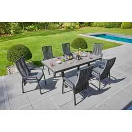 LC Garden Diwo Gartenstuhl 63 x 57 x 107 cm grau 1 St.