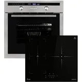 KKT Kolbe SET8013IND593SP 60cm Einbaubackofen + 59cm Induktionskochfeld