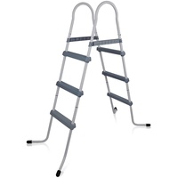 your GEAR Poolleiter PL90 3-stufige Pooltreppe Schwimmbadleiter Schwimmbad Einstieg Leiter Treppe bis 90cm Pool Wandhöhe