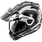 Arai Helmet Arai Tour-X5 Discovery, Motocross Helm, schwarz-grau-weiss, Größe L