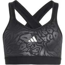 adidas Sportswear All Sports Animal Print Marshmallow Print Sport-BH Mädchen JM3917 - black/white 140