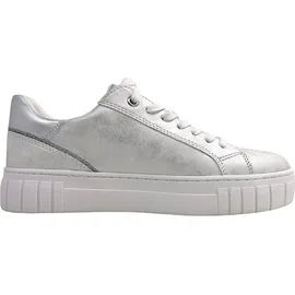 Marco Tozzi Damen Sneaker mit Reißverschluss Silber (Lt. Grey Comb), 39