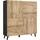 Home Affaire Highboard Phuket II 120 x 130 x 39 cm matera anthrazit / kastanie breslau