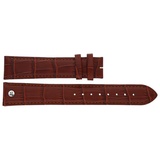 BRUNO SÖHNLE Uhrenarmband Bruno Söhnle Uhrenband 61-50385-020-XL Leder braun mit Croco Muster braun|rot