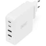 Digitus Universal Ladeadapter 100 W USB Ladegerät Weiss