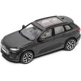 audi collection shop Audi 5012326631 Modellauto Q6 e-tron Miniatur Modell, Maßstab 1:43, grau