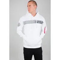 Alpha Industries NASA RS Hoody Kapuzensweat für Herren White