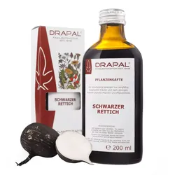 Schwarzer Rettich Pflanzensaft
