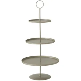 Boltze Etagere Samona beiges Metall Höhe ca. 60 cm