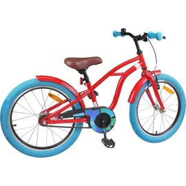 vidaXL Kinderfahrrad 18 Zoll rot