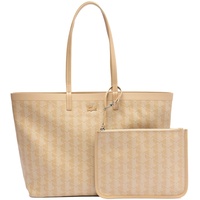 Lacoste Handtasche 'Zely Monogram Tote With Matching Pouch' Polyacryl Shopper Nude Damen